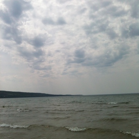 elizabethhalt.com | clouds over lake superior